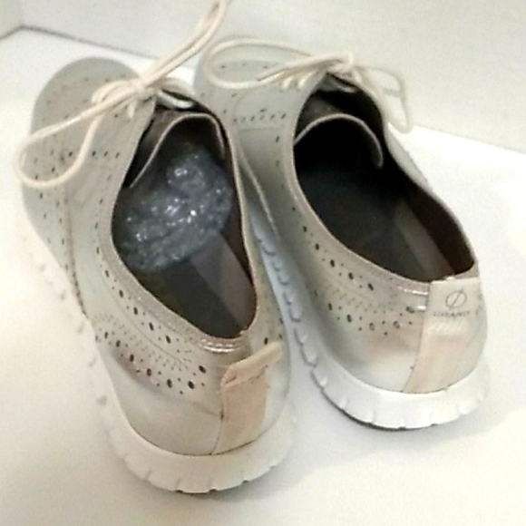 Cole haan zero Grand silver sneaker sz 6c - Picture 3 of 9
